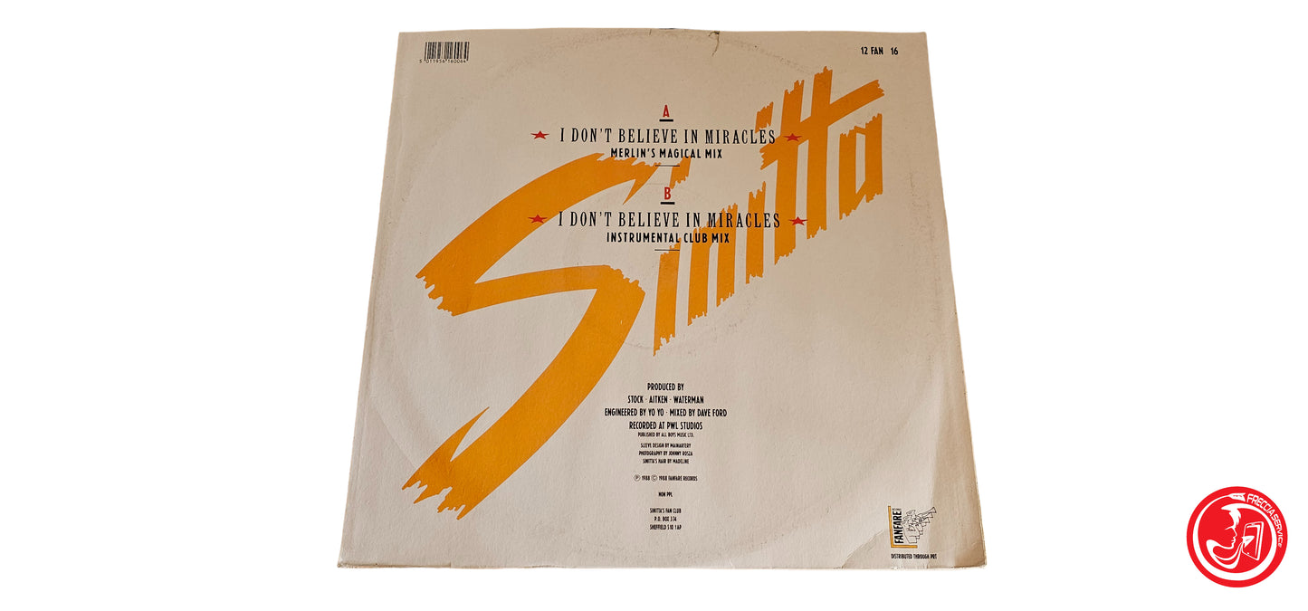 VINILE Sinitta – I Don't Believe In Miracles