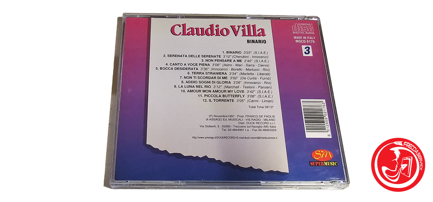 CD Claudio Villa – Binario