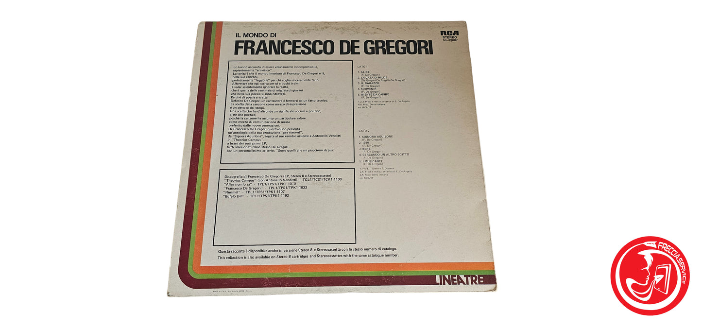 VINILE Francesco De Gregori – Il Mondo Di Francesco De Gregori