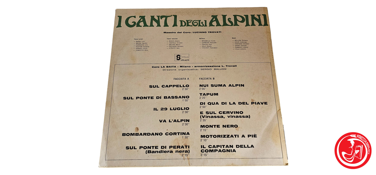 VINILE Coro La Baita – I Canti Degli Alpini