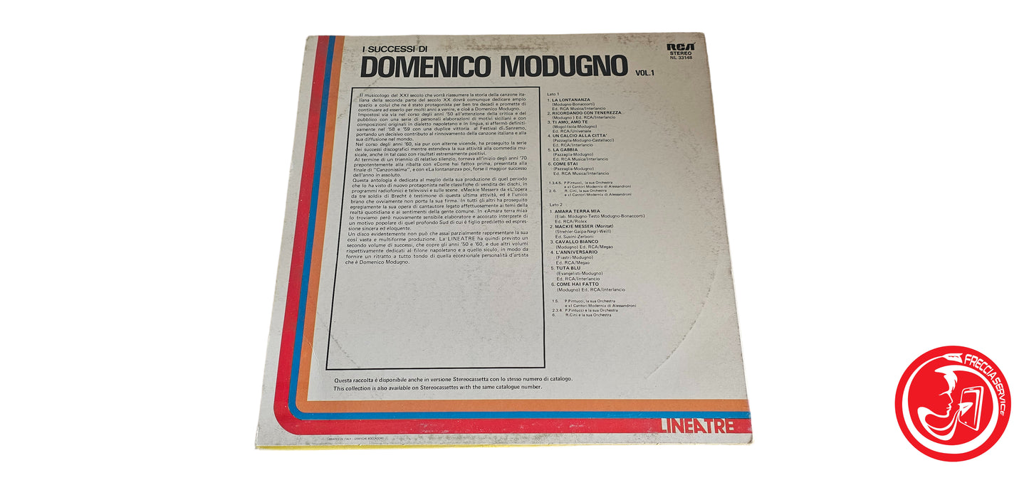 VINILE Domenico Modugno – I Successi Di Domenico Modugno Vol.1