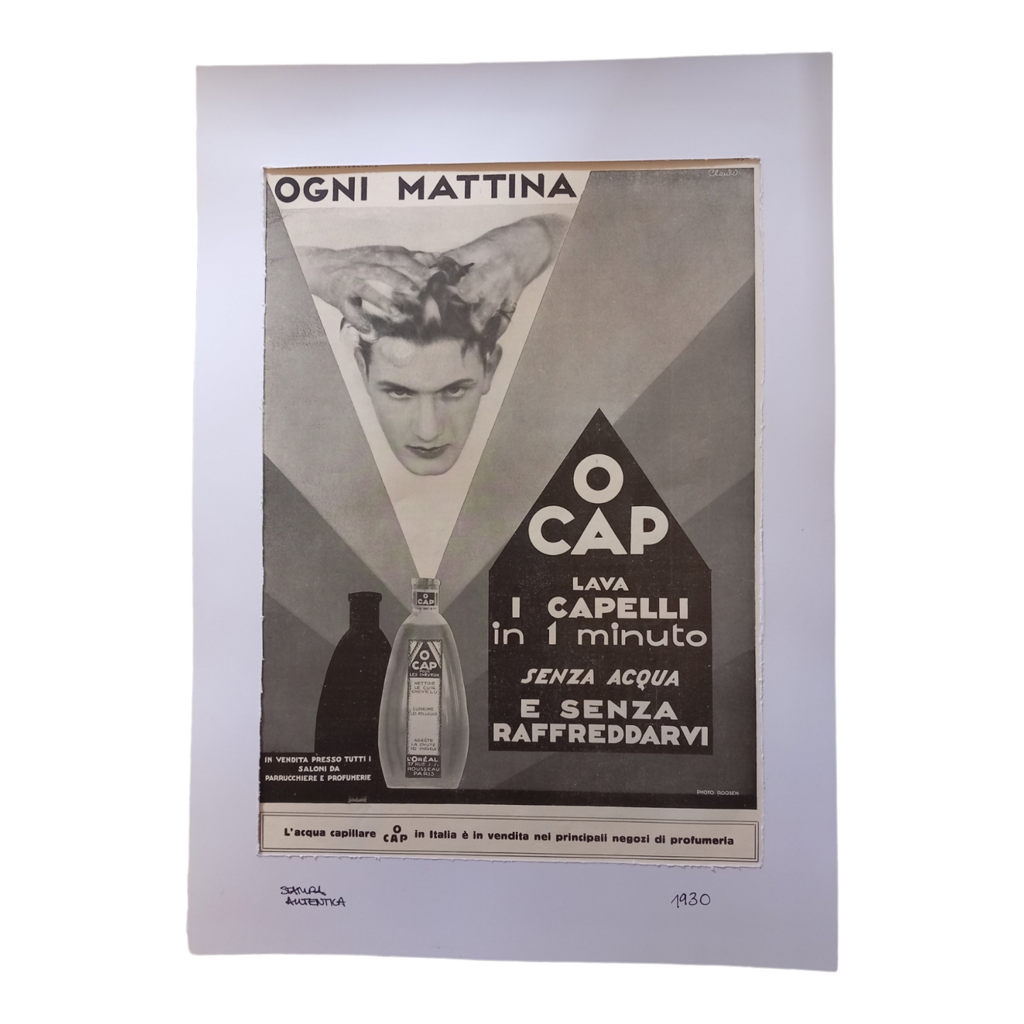 Stampa pubblicitaria anni '30