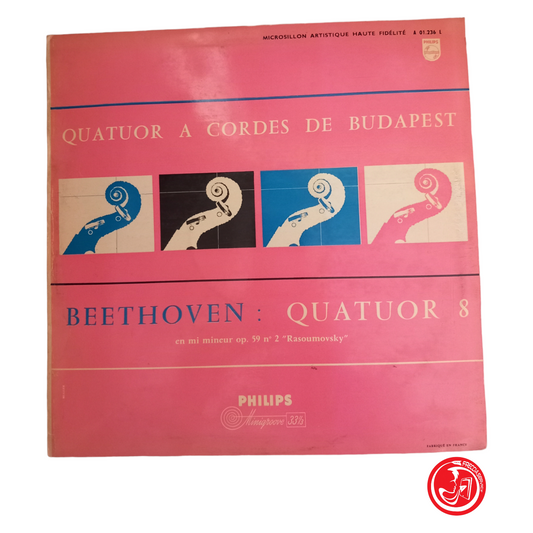 BEETHOVEN: QUATUOR 8 en mi mineur op. 59 n2 "Rasoumovksy"