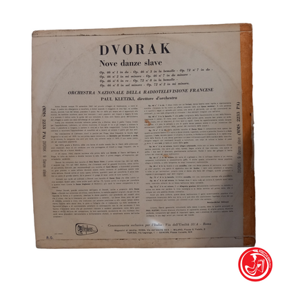 DVORAK 9 SLAVE DANCES National Orchestra of French Radio and Television