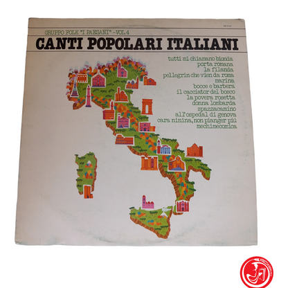 CANTI POPOLARI ITALIANI GRUPPO FOLK "I PAESANI" VOL. 4