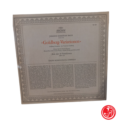 JOHANN SEBASTIAN BACH "Goldberg-Variations"