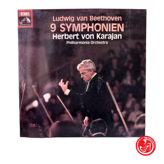 Ludwig van Beethoven 9 SYMPHONIEN Herbert von Karajan cofanetto