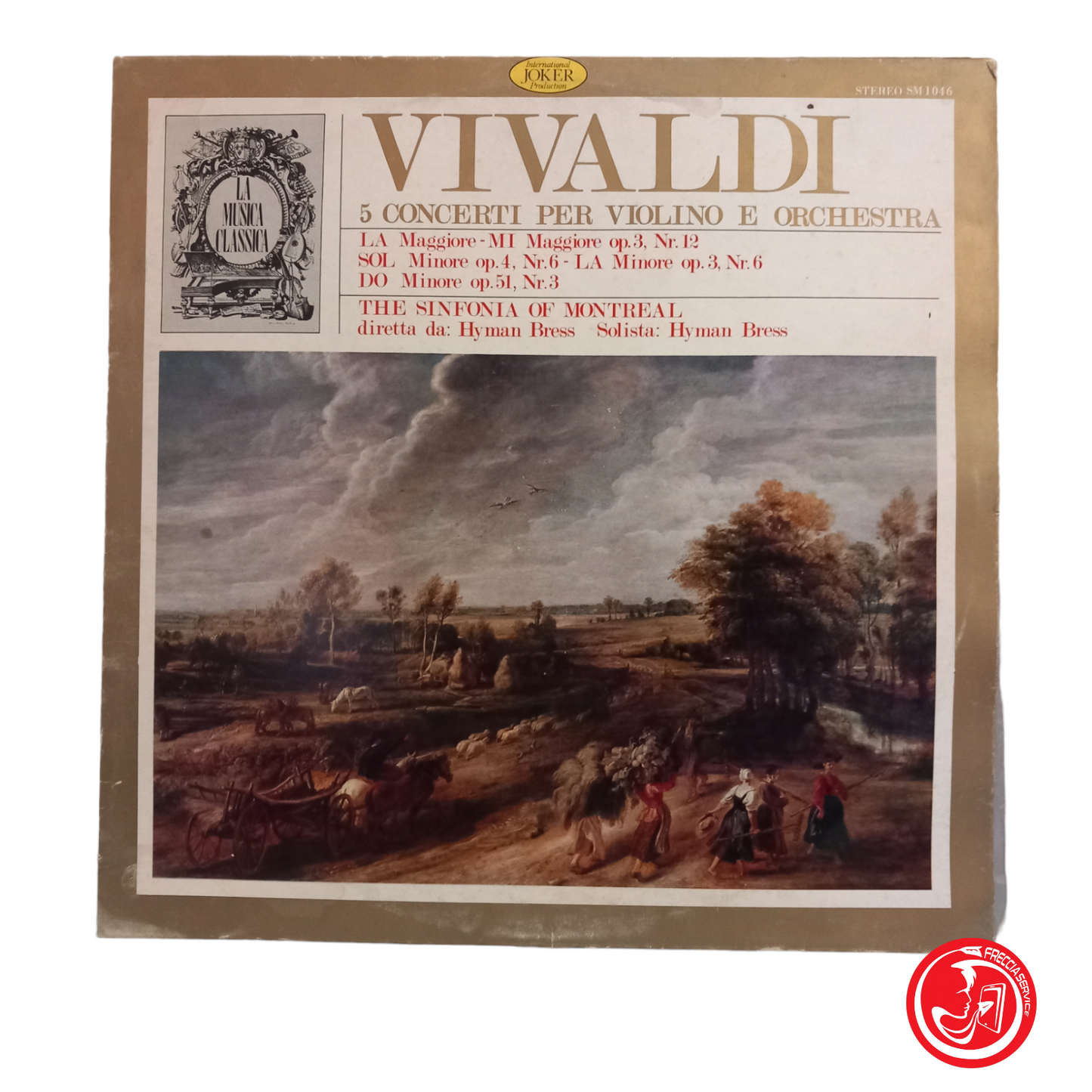 Antonio Vivaldi, Hyman Bress, The Sinfonia Of Montreal* – 5 Fur Violine Concerts