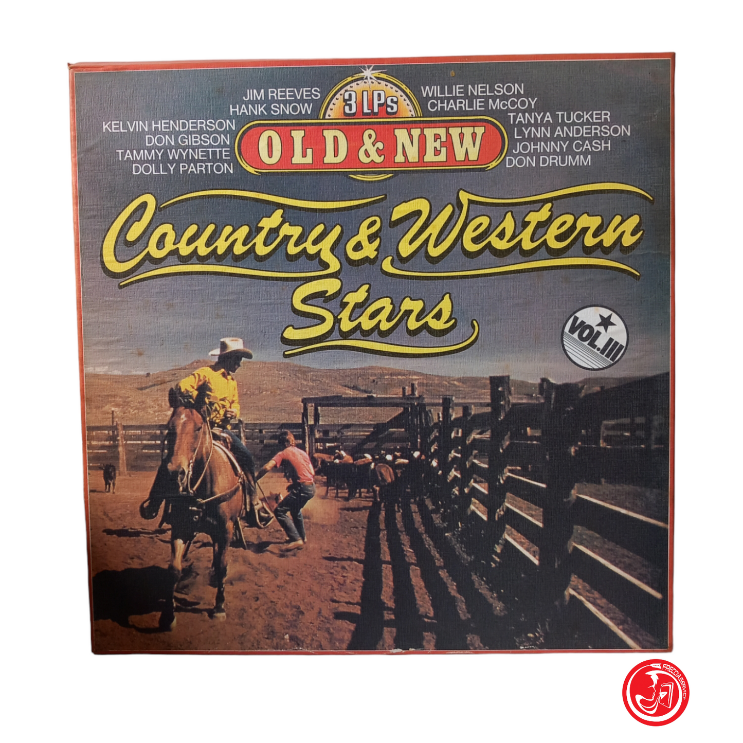 ANCIENNES ET NOUVELLES ÉTOILES COUNTRY ET WESTERN VOL. III COFFRET 3 LP