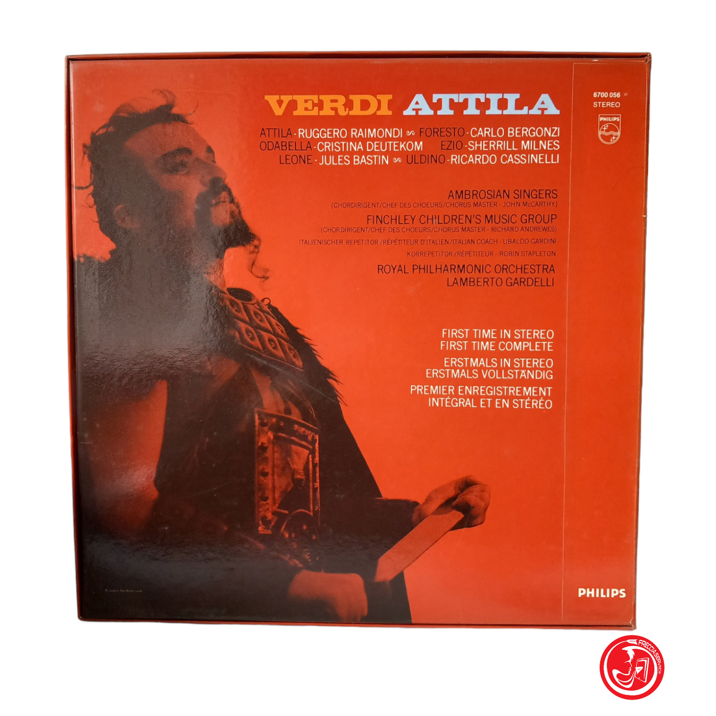 VERDI ATTILA Coffret 2 LP