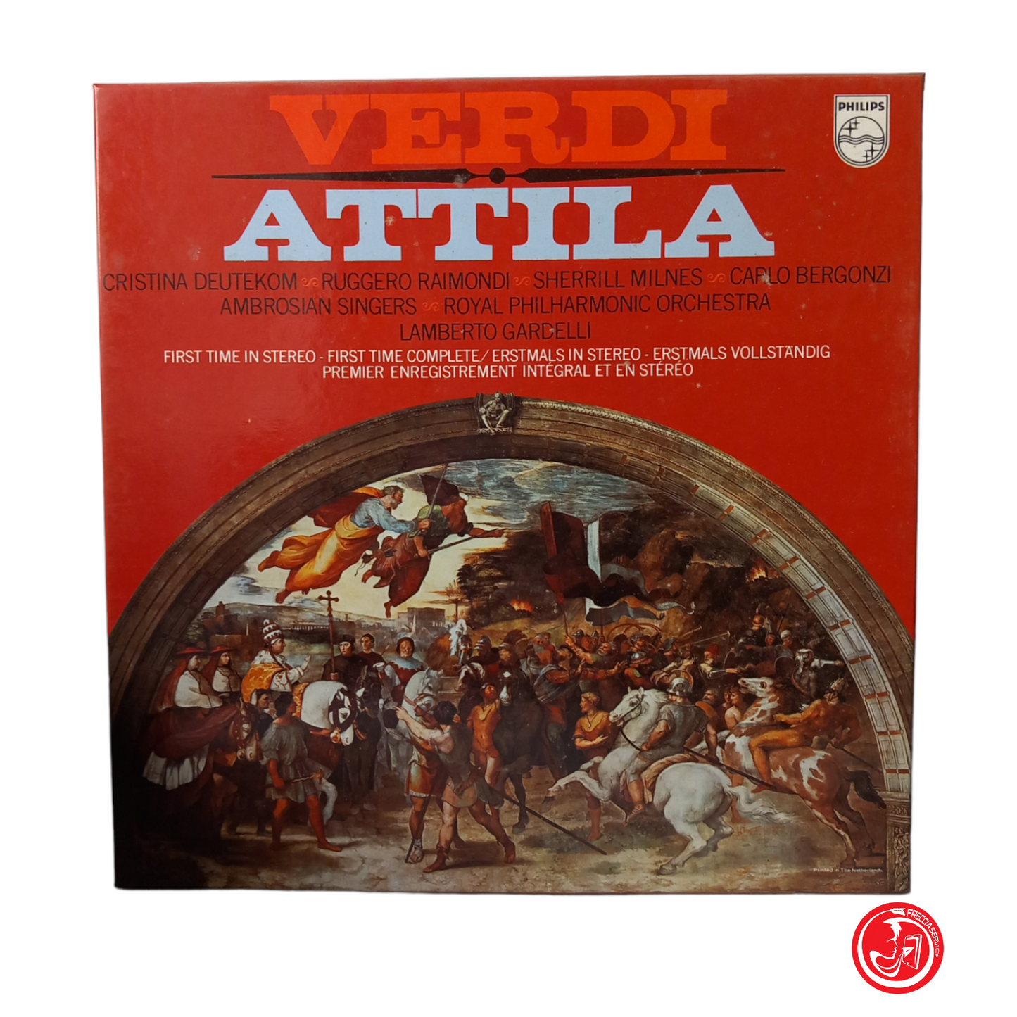 VERDI ATTILA cofanetto 2 LPs