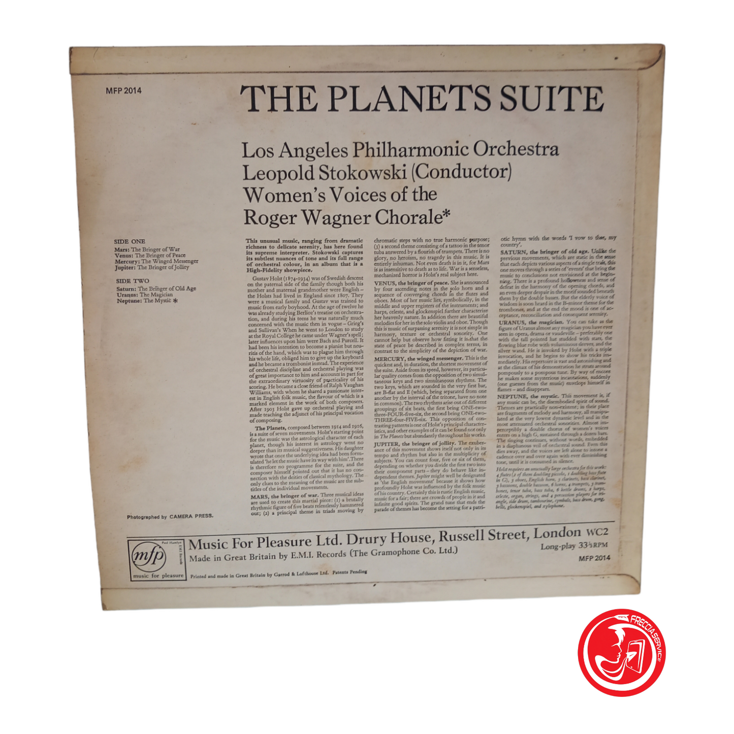 LES PLANÈTES GUSTAV HOLST STOKOWSKI