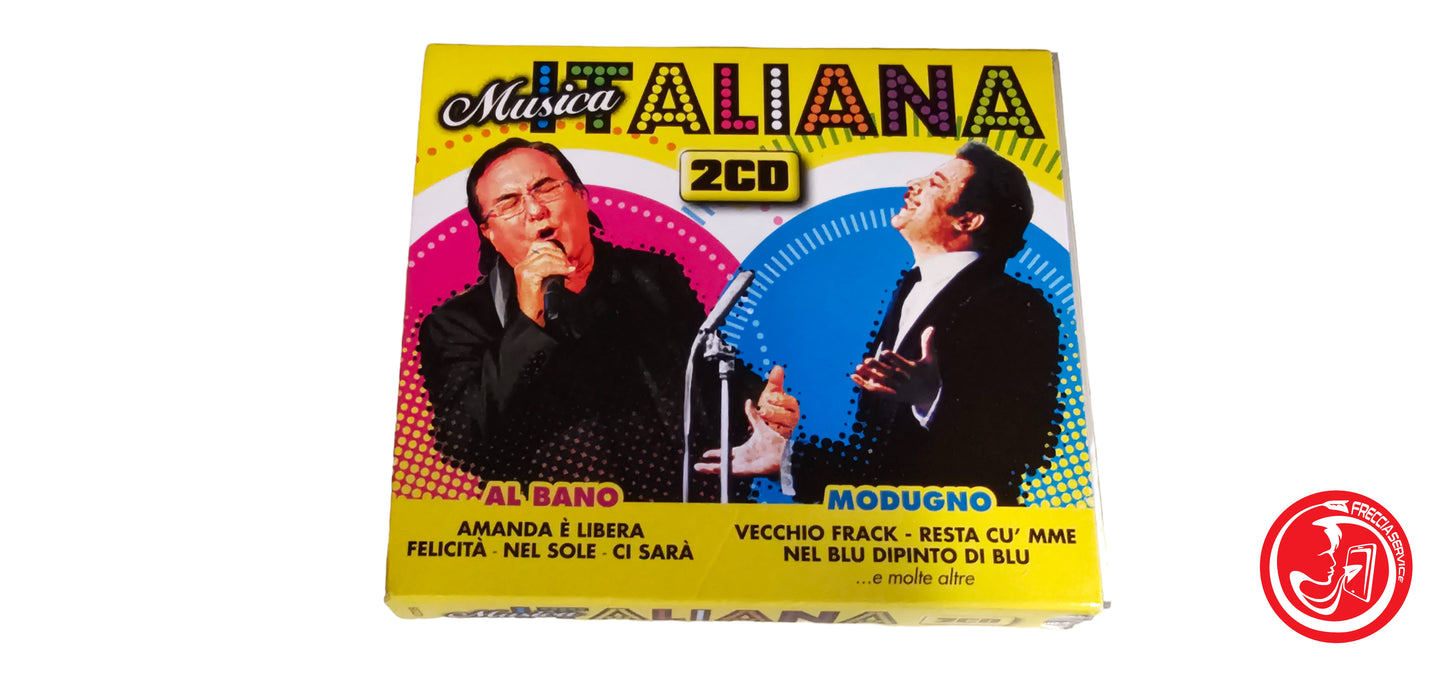 CD musica italiana 2 cd - albano, modugno