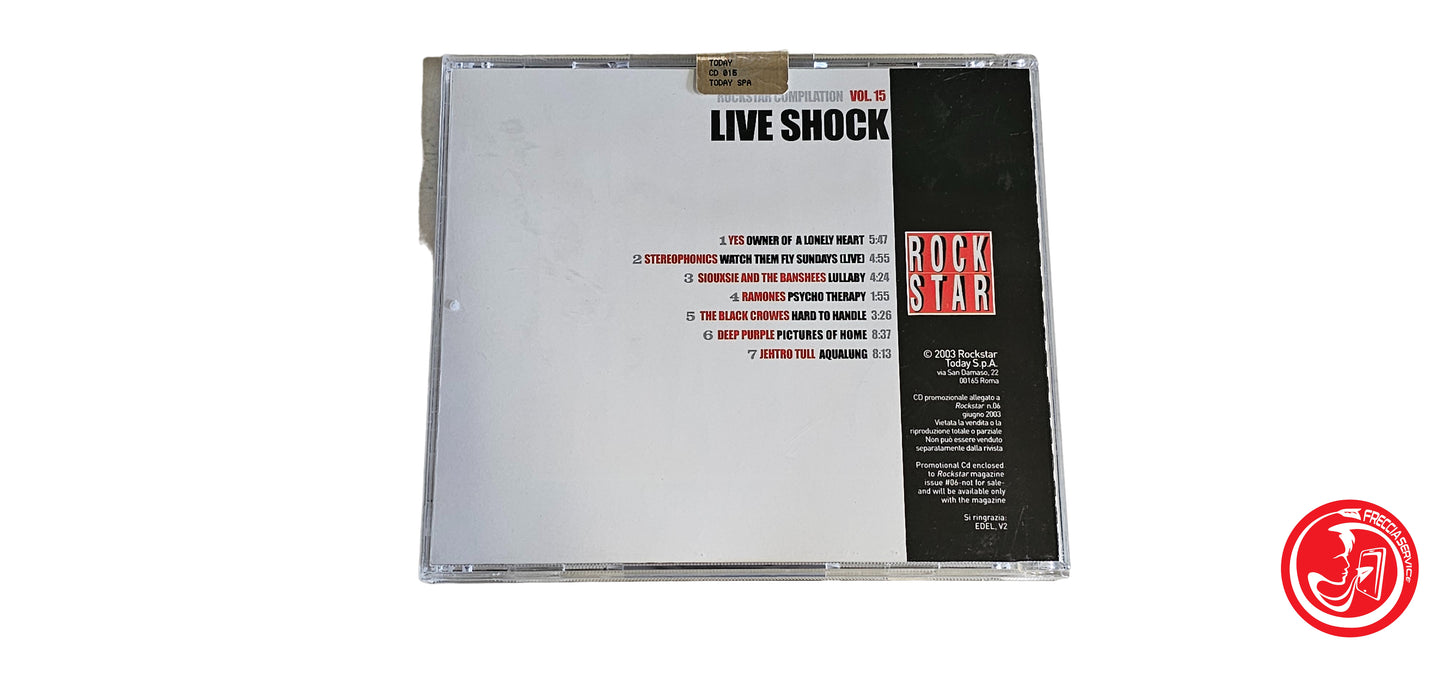 CD Various – Rockstar Compilation Vol. 15 - Live Shock