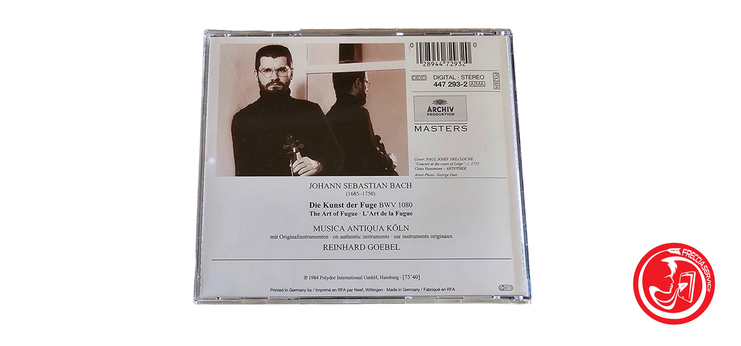 CD J. S. Bach - Musica Antiqua Köln, Goebel - The Art Of  fugue