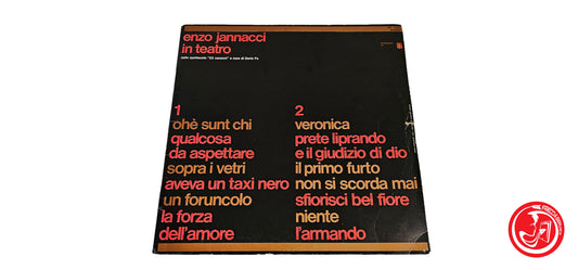 VINILE Enzo Jannacci – Enzo Jannacci In Teatro - Dallo Spettacolo "22 Canzoni"