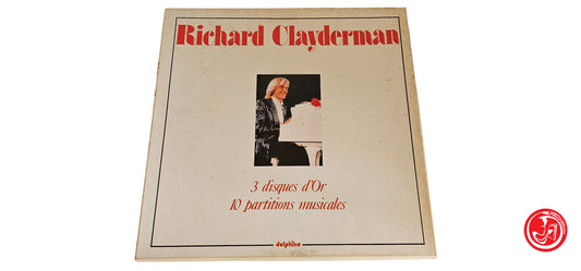 VINILE Richard Clayderman – 3 Disques D'Or - 10 Partitions Musicales