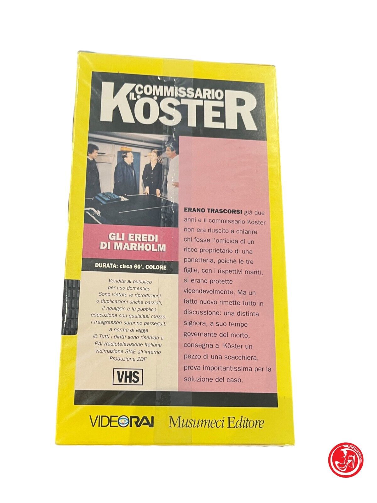 VHS IL COMMISSARIO KOSTER GLI EREDI DI MARHOLM