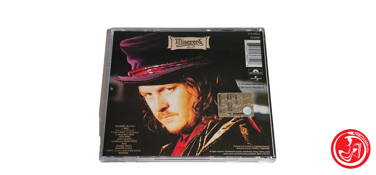 CD Zucchero Sugar Fornaciari – Miserere