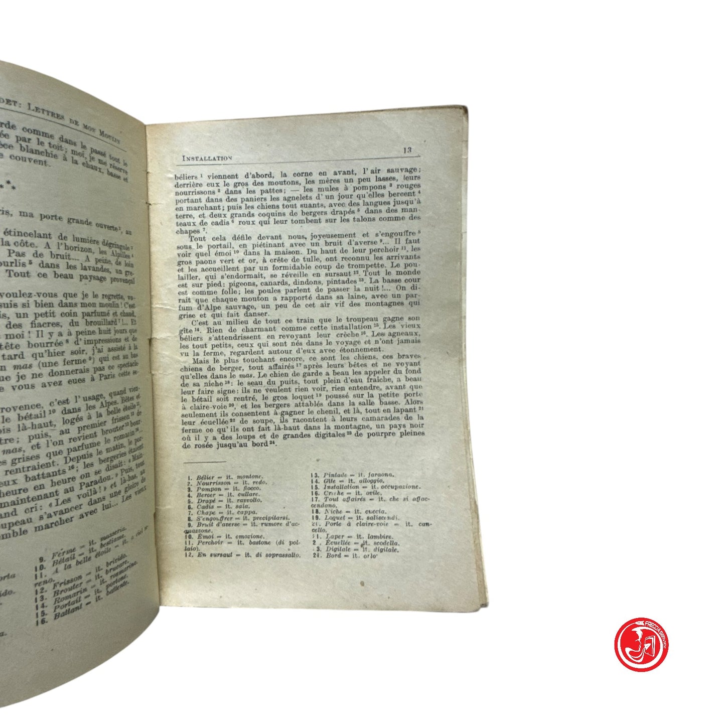 Saggistica - A. Daudet - Lettres de mon moulin - Lettere scelte