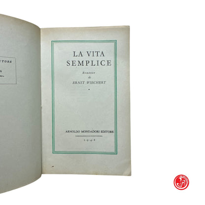 Collezione - E. Wiechert - La vita semplice