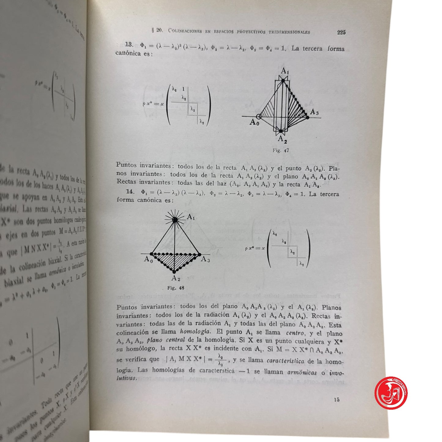 Matematica - C. Maua - Geometria a quatro dimensoes - 1964
