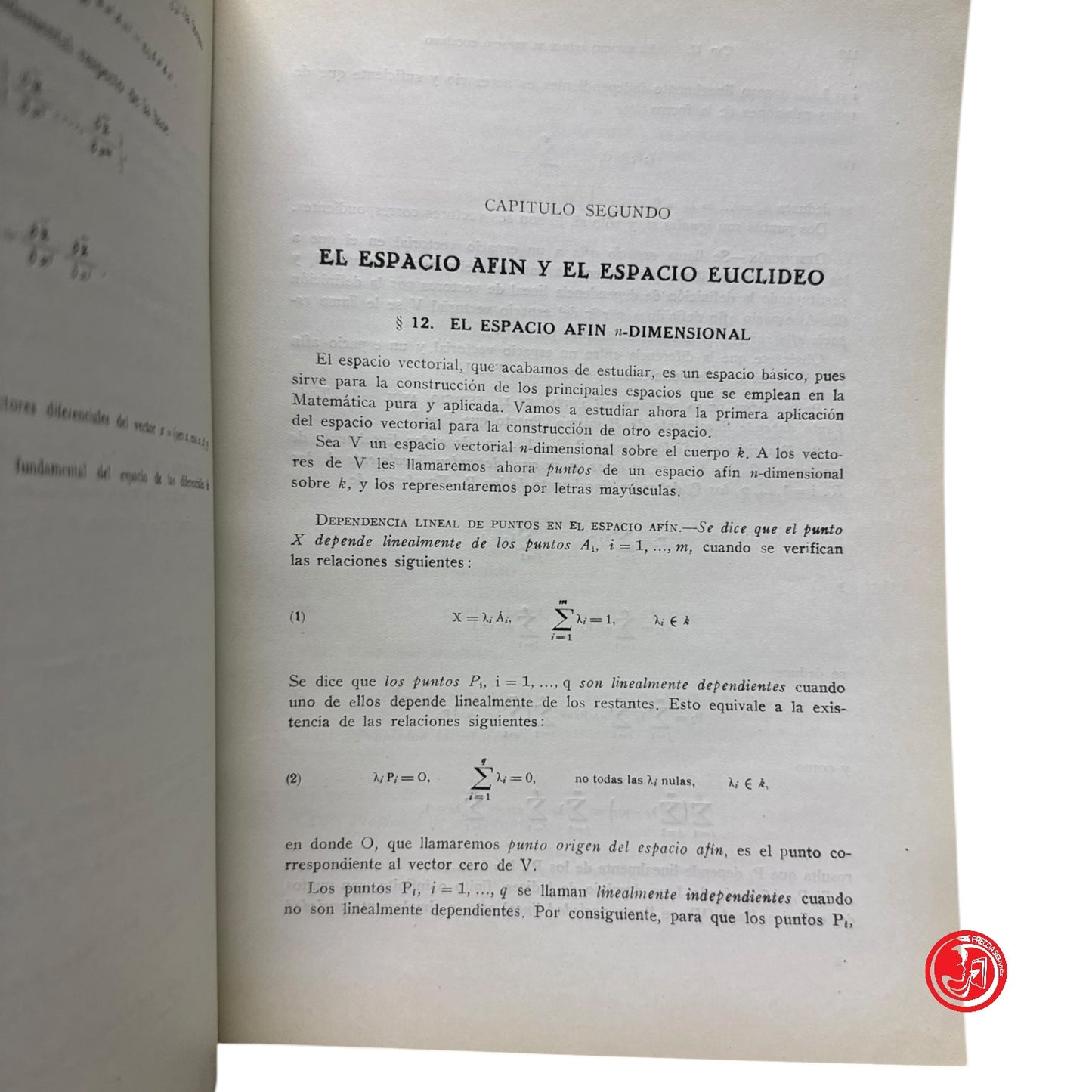 Matematica - C. Maua - Geometria a quatro dimensoes - 1964