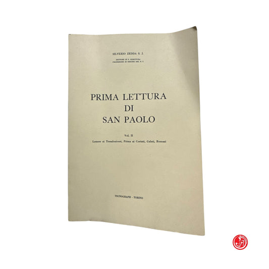 Religione - Prima lettera di San Paolo Vol. 2 - Introduzione, Lettere della Prig
