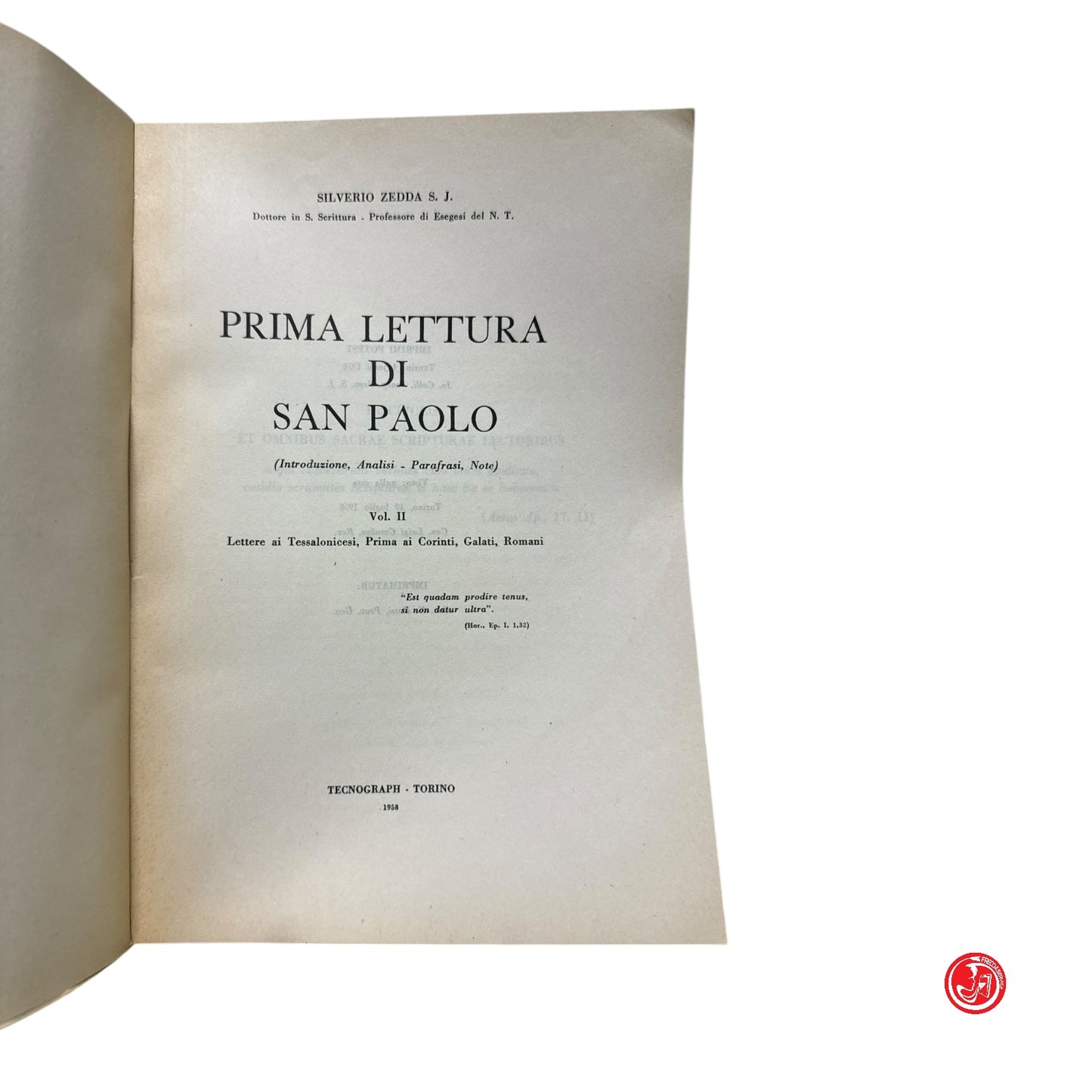 Religione - Prima lettera di San Paolo Vol. 2 - Introduzione, Lettere della Prig