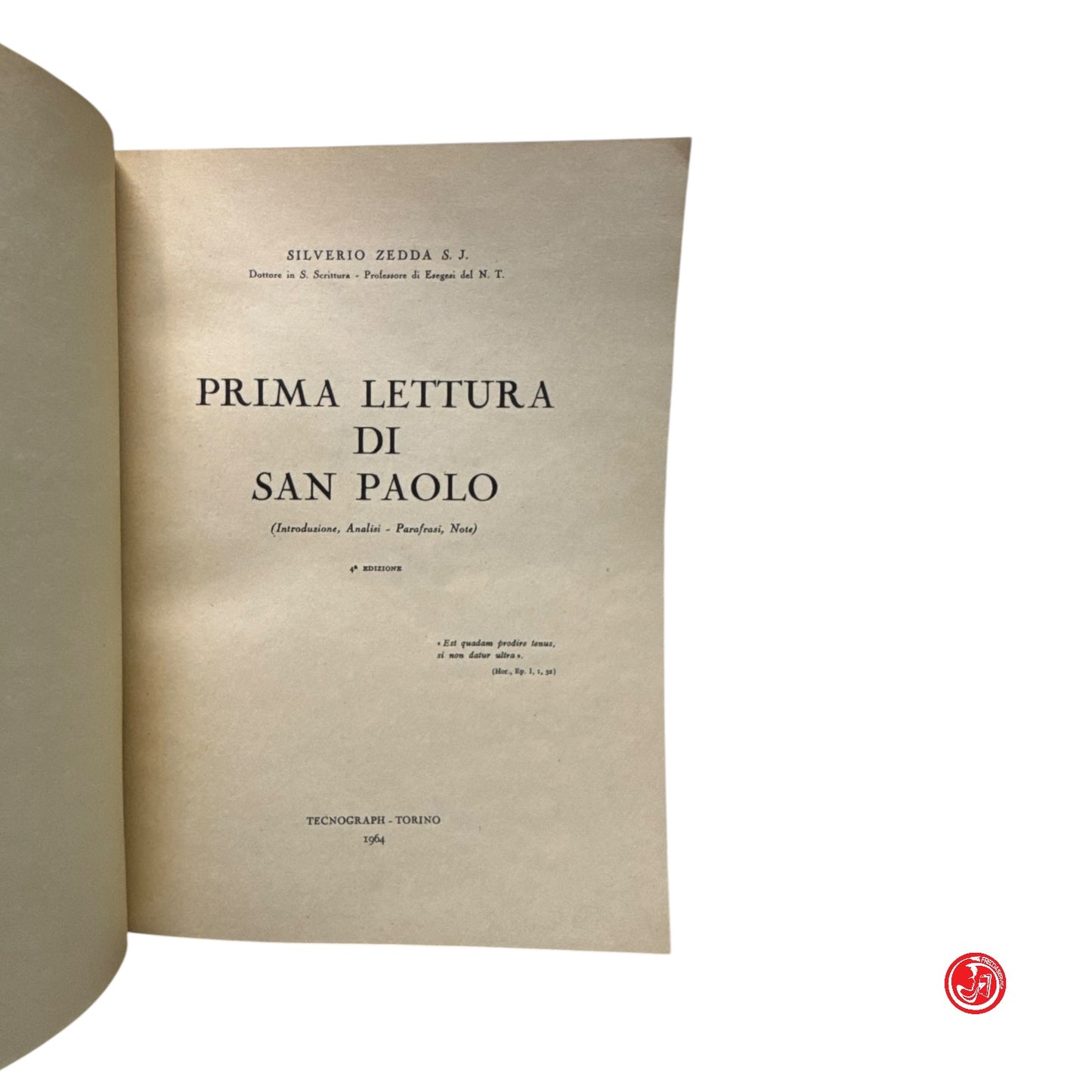 Religione - Prima lettera di San Paolo - Torino, 1964