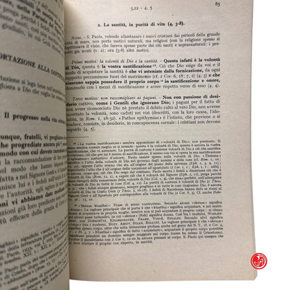 Religione - Prima lettera di San Paolo - Torino, 1964