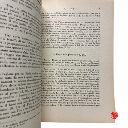 Religione - Prima lettera di San Paolo Vol. 3 - Introduzione, Lettere della Prig