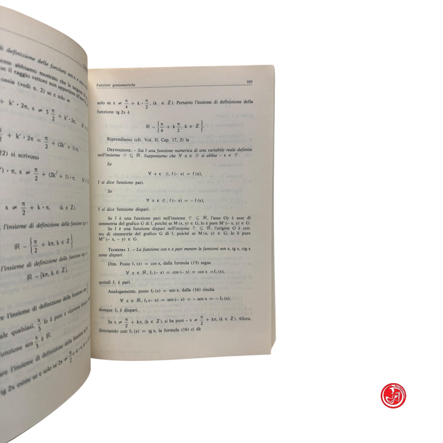 Matematica - M. Stoka - Corso di matematica moderna -  Vol. 1, 2 e 3
