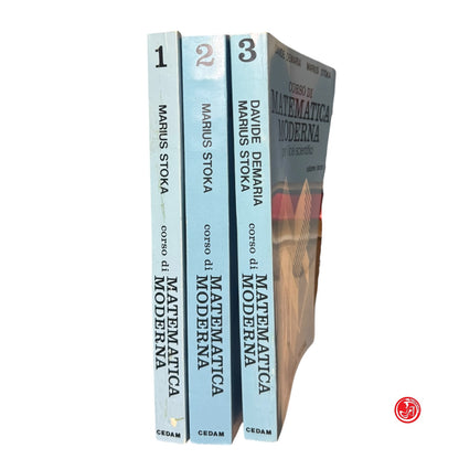 Matematica - M. Stoka - Corso di matematica moderna -  Vol. 1, 2 e 3