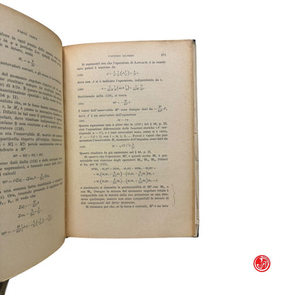 Matematica - E. Persico - Fondamenti della meccanica atomica