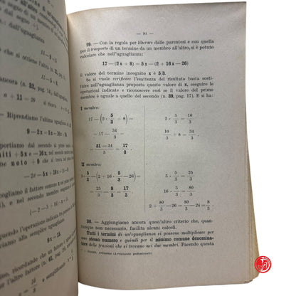 Matematica - G. Gliozzi - Aritmetica con oltre 1600 esercizi e relative risposte