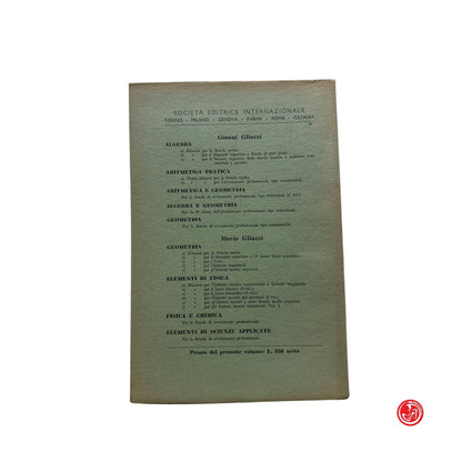 Matematica - G. Gliozzi - Aritmetica con oltre 1600 esercizi e relative risposte
