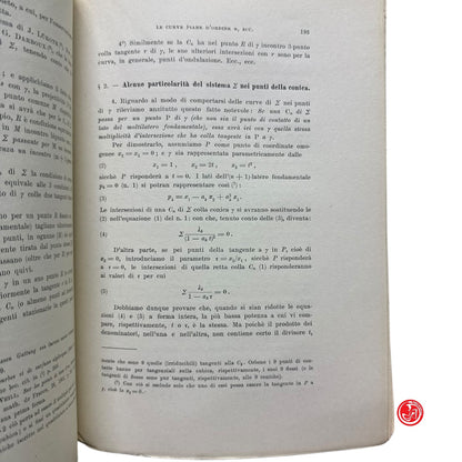 Matematica - C. Segre - Opere a cura dell'Unione matematica italiana 1958