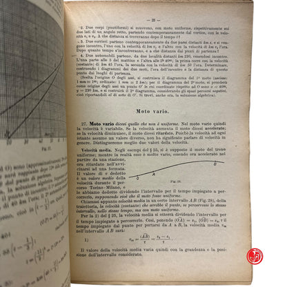 Matematica - R. Federico - Corso elementare di fisica per licei scientifici 1940