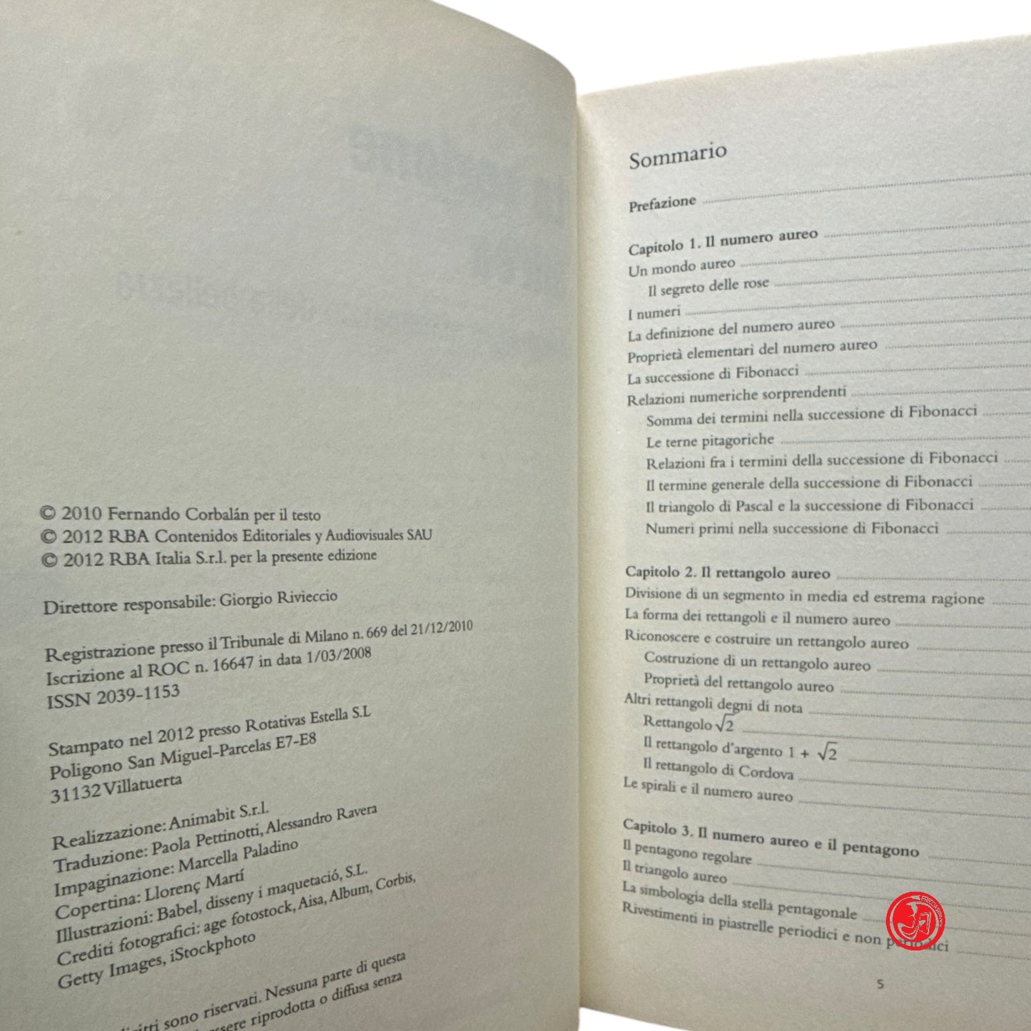 Matematica - Sezione aurea - Il linguaggio matematico della bellezza
