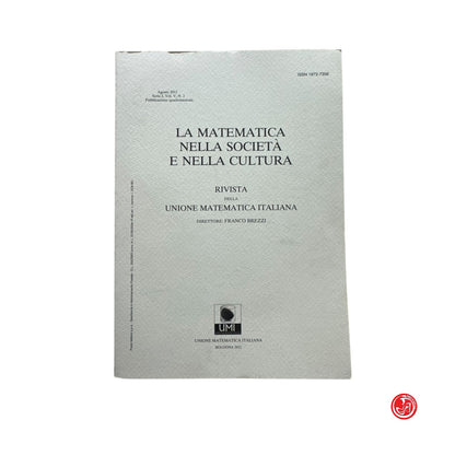 Matematica - La matematica nella società e nella cultura - Bologna 2012