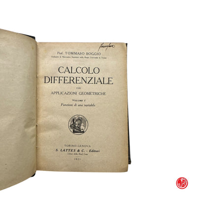 Matematica - Calcolo differenziale con applicazioni geometriche