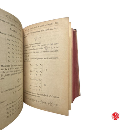 Matematica - Prof. E. Pascal -  Repertorio di matematiche superiori - 1900