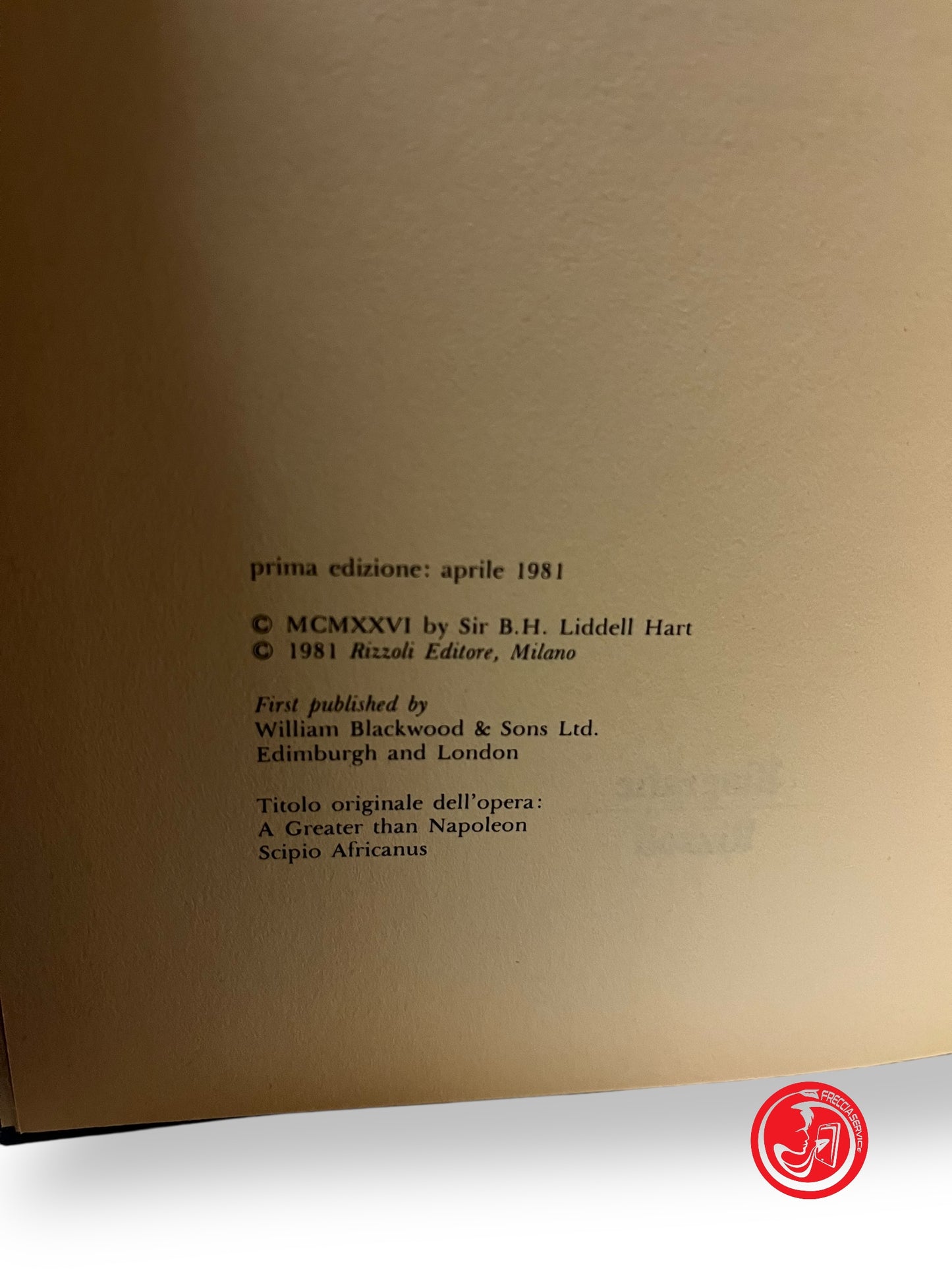 LIBRO SCIPIONE L'AFRICANO - LIDDELL HART