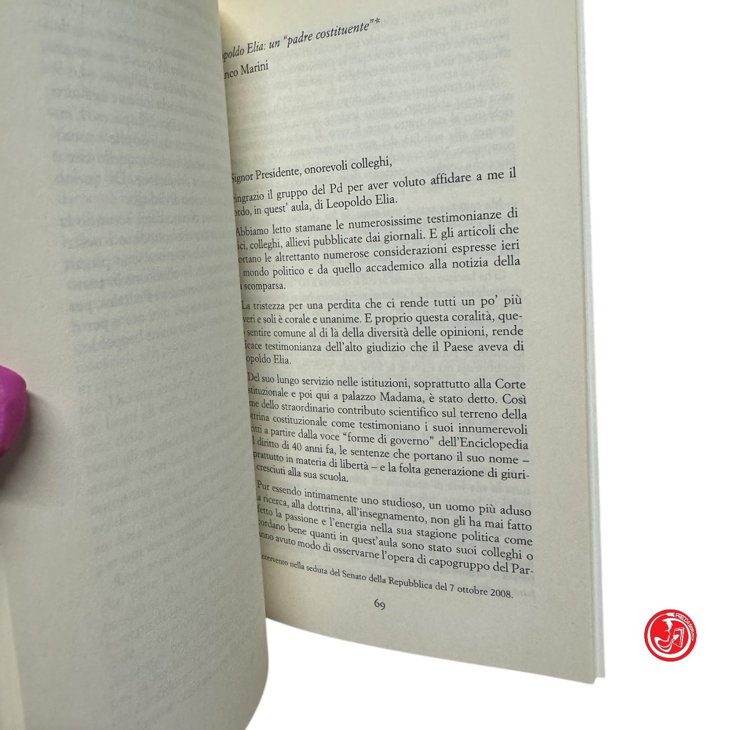 Saggistica - L. Elia - Costituzionalista e uomo politico rigoroso e innovatore