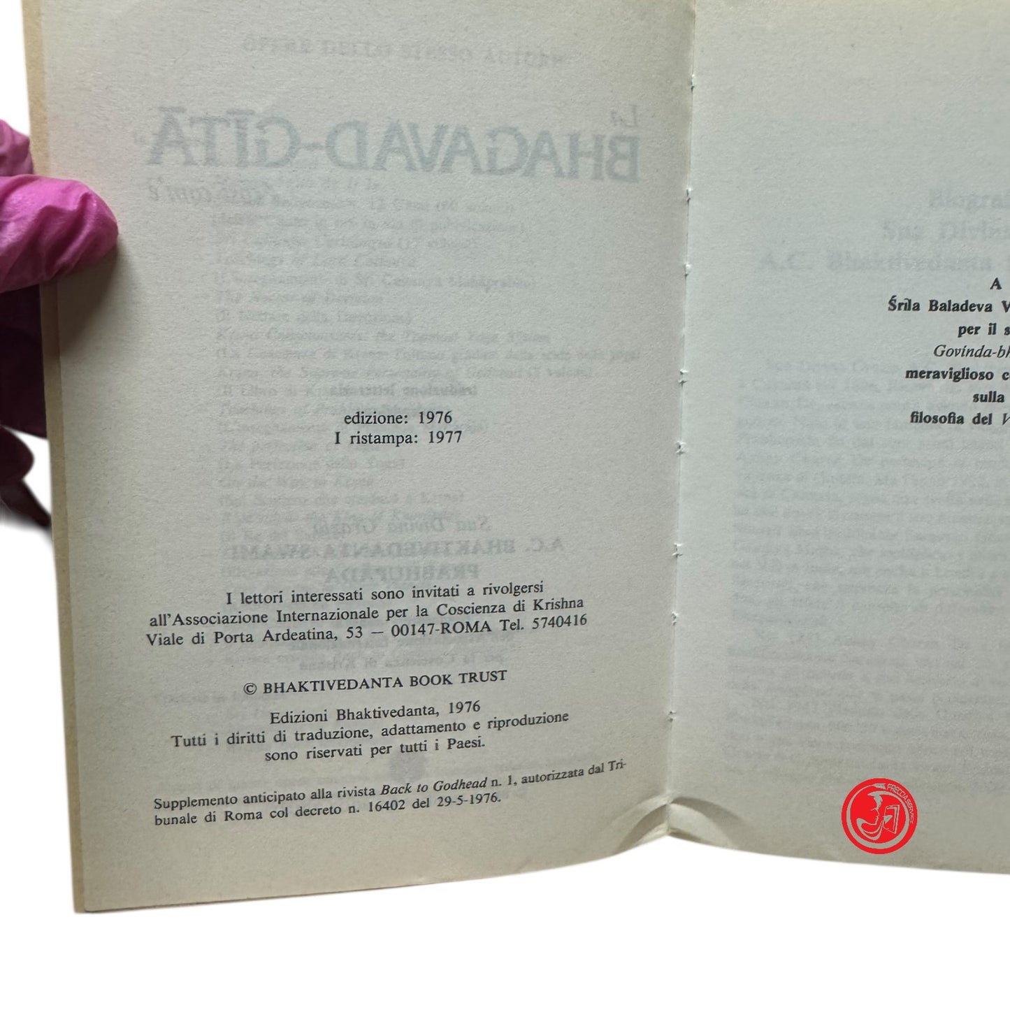 Religione - La Bhagavad-Gita - Sua Divina Grazia