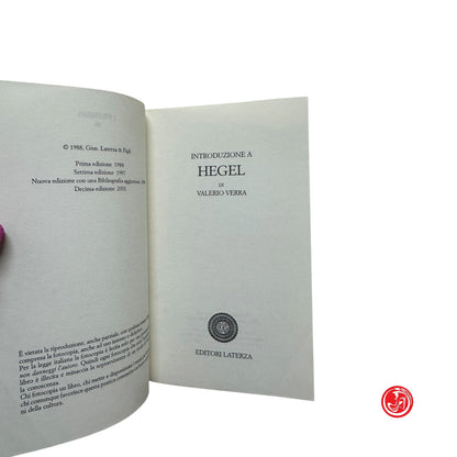 Saggio - H - Hegel - di Valerio Verra