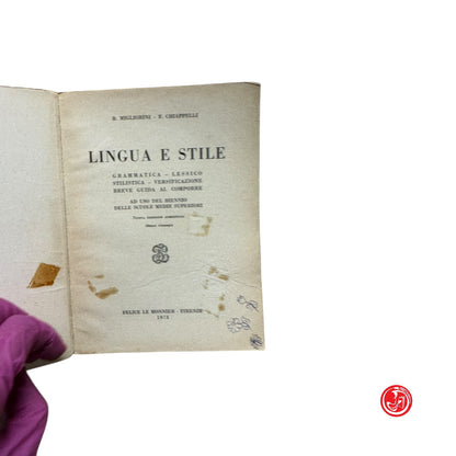 Libri di testo - Lingua e stile - Grammatica Lessico