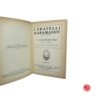 Collezione - F. Dostoievski - I fratelli Karamasov volume primo e secondo