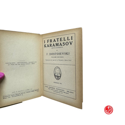Collezione - F. Dostoievski - I fratelli Karamasov volume primo e secondo
